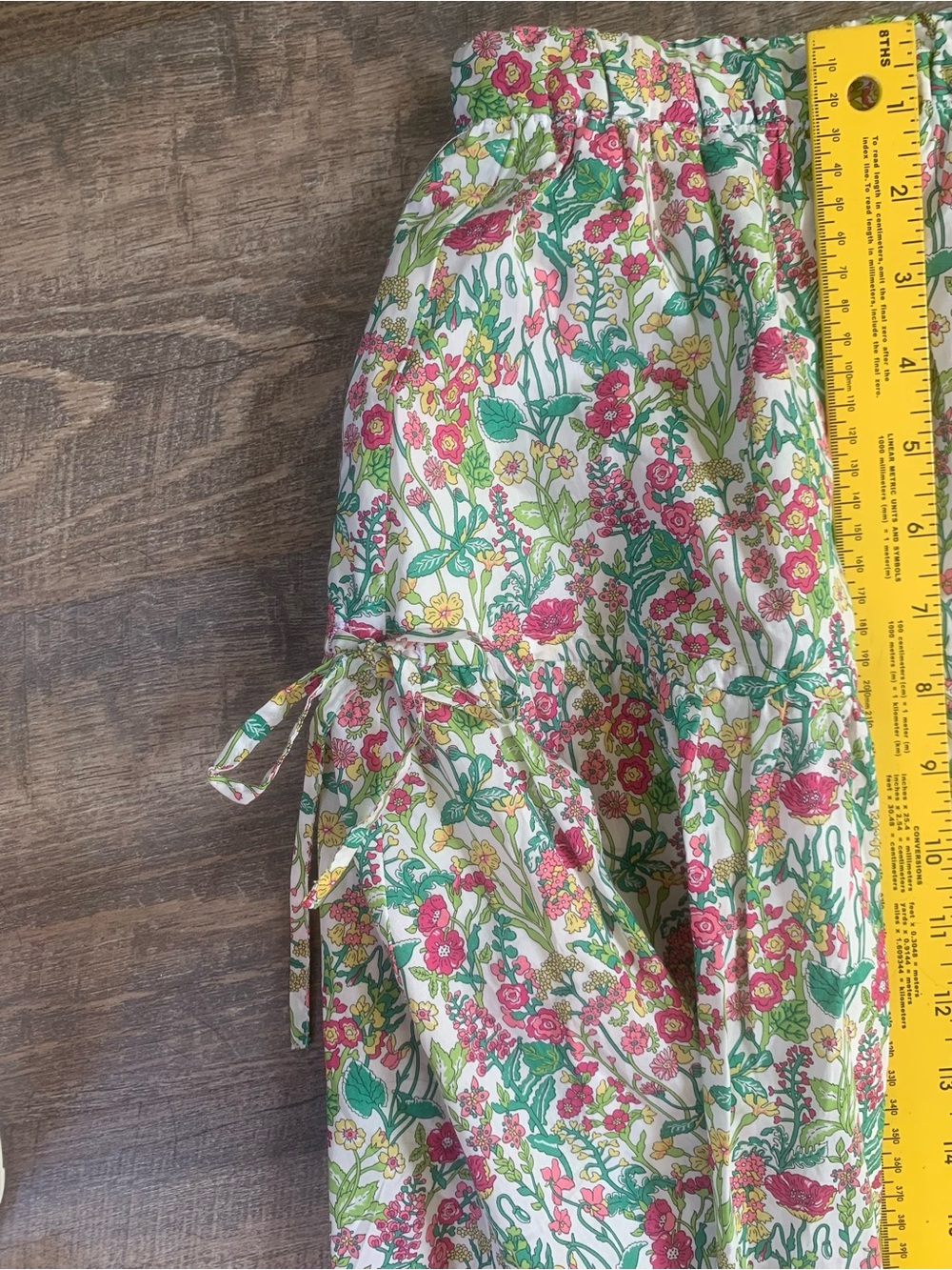 JCrew Liberty Cottagecore Floral Tiered Cotton Blend Skirt - Pink & Green - Picture 5 of 7